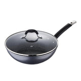 Wok Ø28x8,0cm Con Tapa Aluminio Forjado Home Edition Bgmp-3289-Bk Masterpro