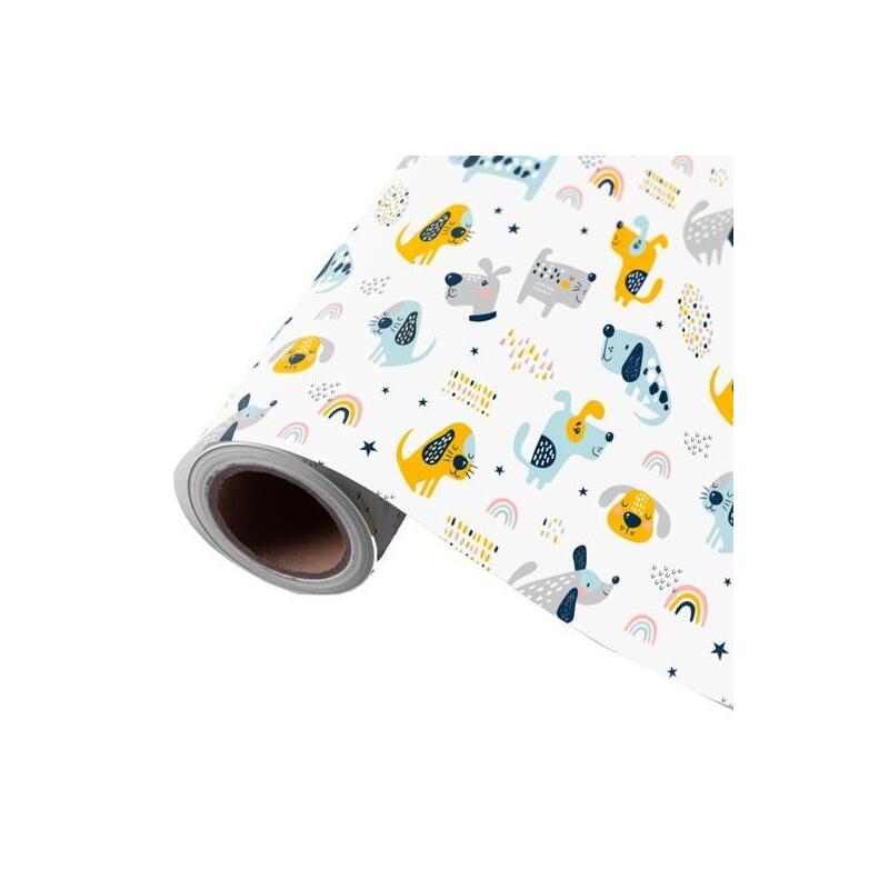 Wonder Wrapper Papel De Regalo Bobina 62cm X 70m Infantil Puppies