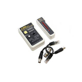 Wp Testeador De Red Rj11 / Rj12 / Rj45 / Bnc - Blanco Y Negro