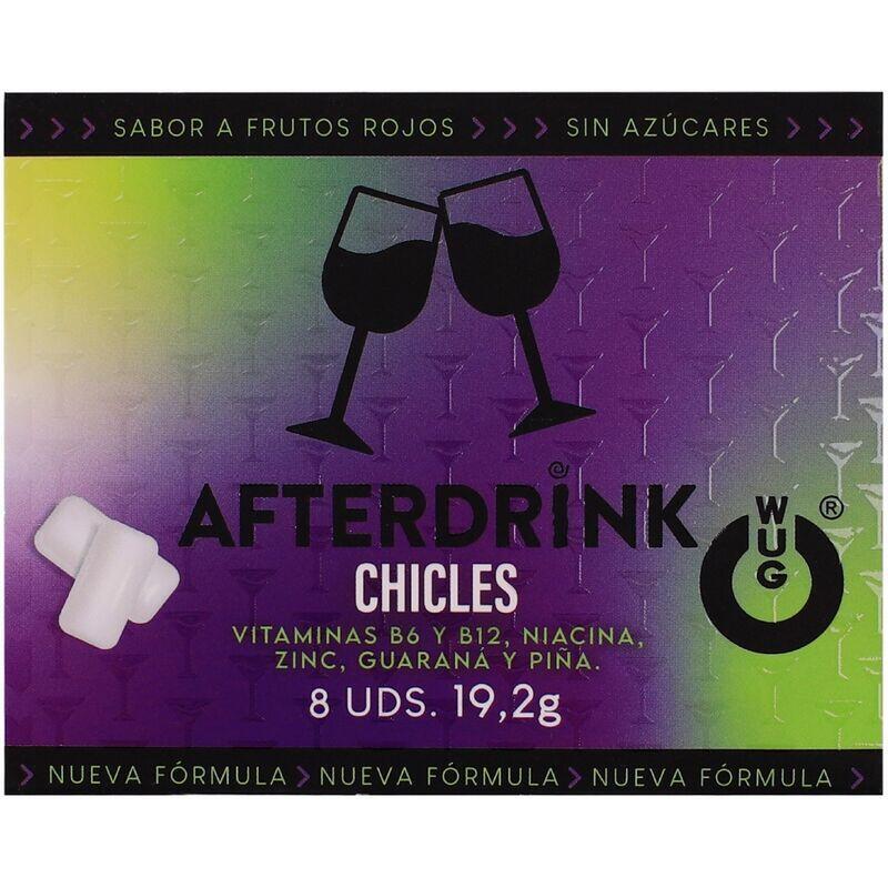 Wug After Drink  El Chicle Funcional Que Te Ayuda A Recuperar Energía Tras La Noche Blister 8 Uds