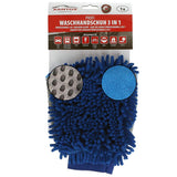 Xantos Chenille-Waschhandschuh 3in1