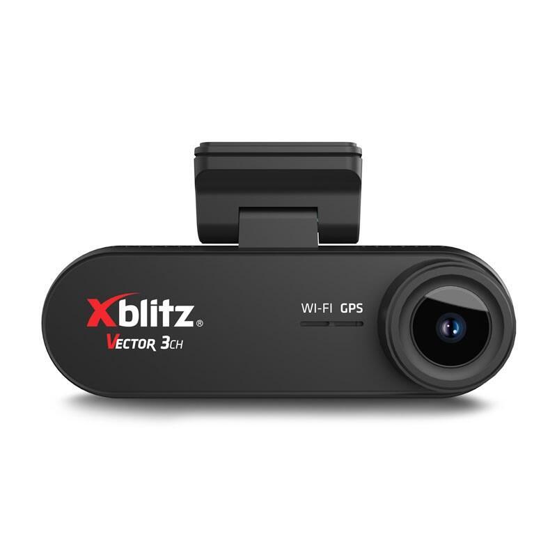 Xblitz Vector 3ch Dvr De 3 Canales Con Cámara De Visión Trasera, Wi-Fi Y Gps.