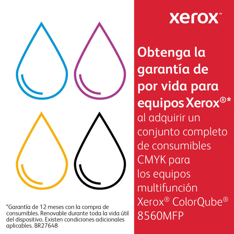Xerox Cartucho Tinta Solida Negro 3 Barras 3.000 Pag. Pack 3 Phaser/8560