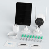 Xiaovv B6 Fullhd 2mp Panel Solar Wifi Blanco