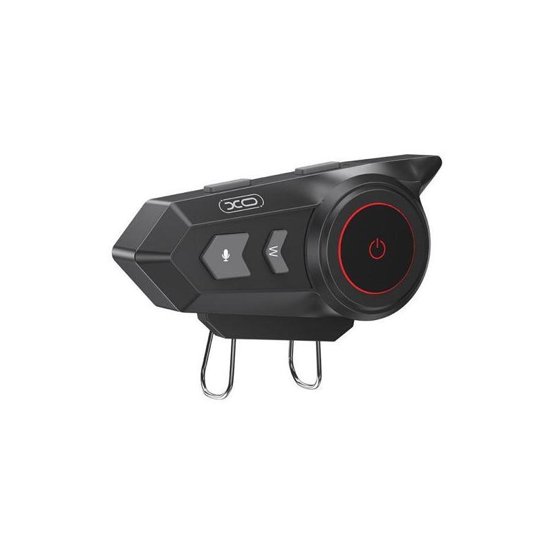 Xo Be47 Intercomunicador Para Casco De Moto - Bluetooth 5.3 - Alcance Hasta 20m - Negro