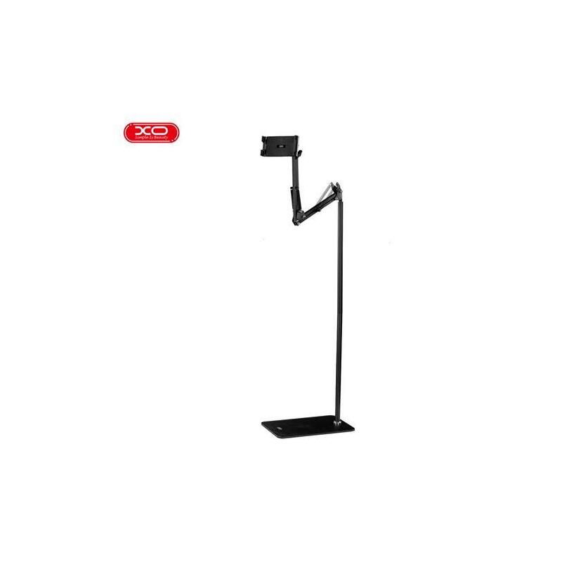 Xo C137 Soporte De Suelo Para Smartphone Y Tablet - Ajustable - Negro
