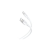 Xo Cable De Carga Y Transmision De Datos Tipo C - Longitud 1m - Silicona Suave Y Duradera - Alta Velocidad 5v, 2.1a - Conector Tipo C (Negro)