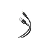 Xo Cable De Conector Lightning - Longitud 1 Metro - Carga Y Transmision De Datos De Alta Velocidad - 5v, 21a - Cable De Silicona Suave Y Duradero - Tacto Confortable - Color Negro