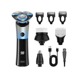 Xo Cf32 Afeitadora Electrica Recargable - Ipx6 - 10 Accesorios - Autonomia Hasta 1h - Negro