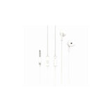 Xo Ep39 Music Auricular Con Microfono - Cable 1.2m - Boton De Control - Color Blanco