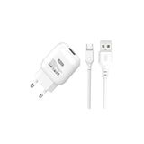 Xo L37 Pack Cargador De Corriente Usb + Cable Usb A Microusb