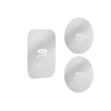 Xo Pack De 3 Laminas Magneticas Para Smartphone - 2 Redondas Y 1 Rectangular - Compatible Con Soportes Magneticos -