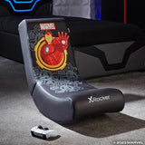 Xrocker Gaming Bodensessel Negro Marvel Iron Man Klappbar