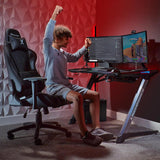 Xrocker Gaming Brostuhl Negro 3d-Armlehne Komfortkissen 100kg
