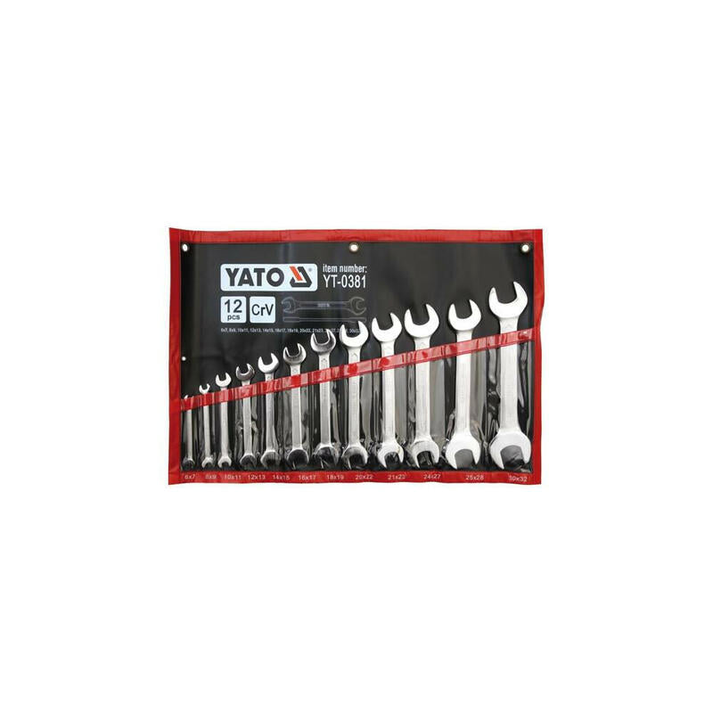 Yato Yt-0381 Flat Wrench Set 12 El. 6 - 32 Mm