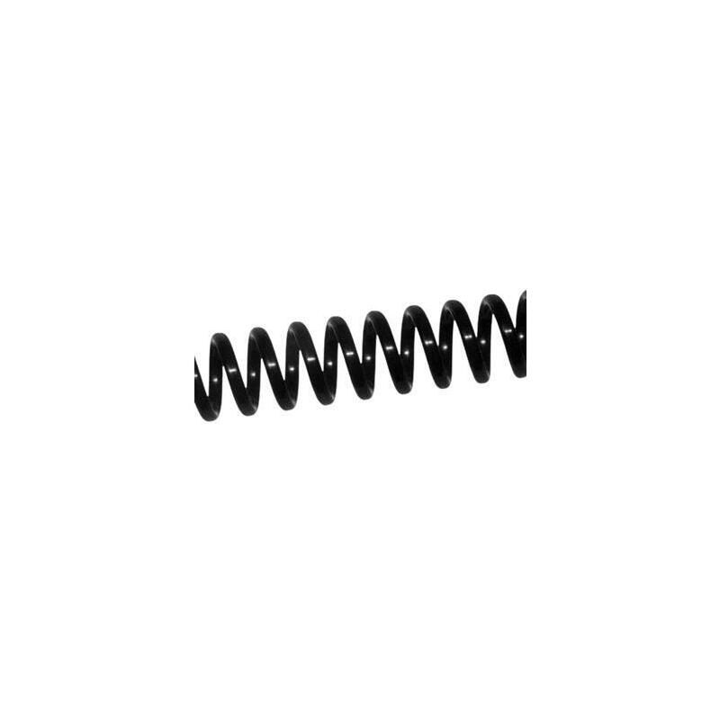 Yosan Espiral Plastico Negra 10 Mm (Paso 56  4.1) 100 Unidades
