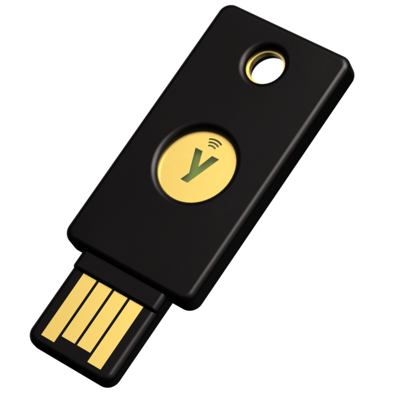 Yubico Security Key Nfc, Llave De Seguridad Negro/Dorado 5060408465295.0