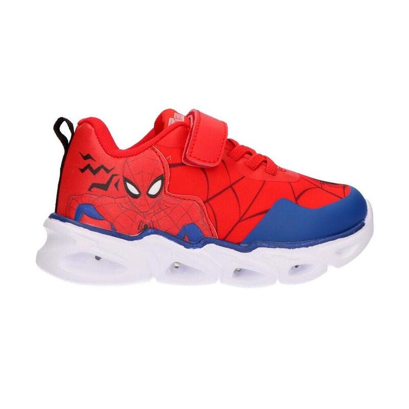 Zapatillas Deportivas Infantiles Spiderman Marvel Con Luces  Pack 12 Unidades
