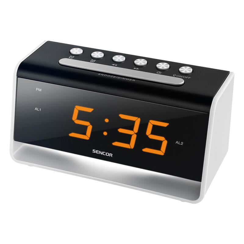 Zegar Con Budzikiem Y Nocnym Swiatlem Sdc 4400 Led