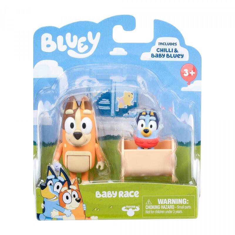 Zestaw Figurek Bluey 2-Pak Baby Bluey I Chilli