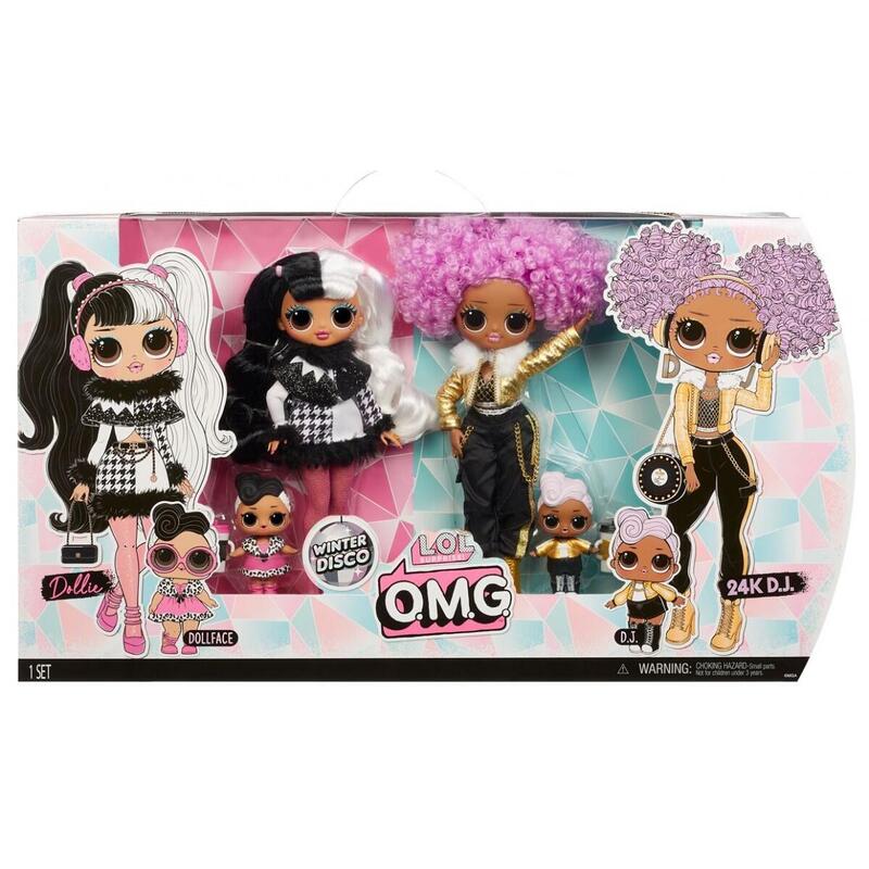Zestaw Lalek L.O.L. Surprise Winter Disco Omg Dollie & 24k Dj