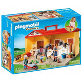 Zestaw Z Figurkami Country 71393 Nowa Przenosna Stajnia