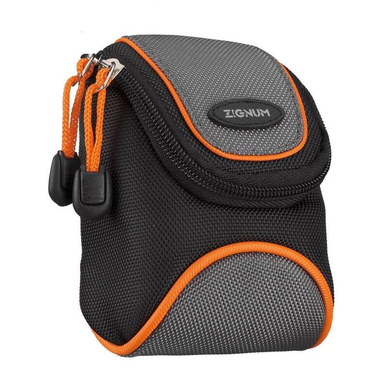 Zignum Bolsa Cámara Negro/Gris/Naranja