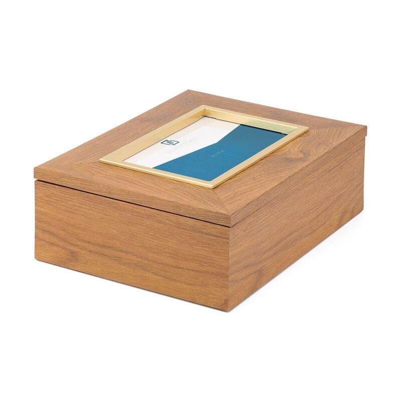 Zilverstad Fotobox Marseille 15x10 Braun/Gold         7172090