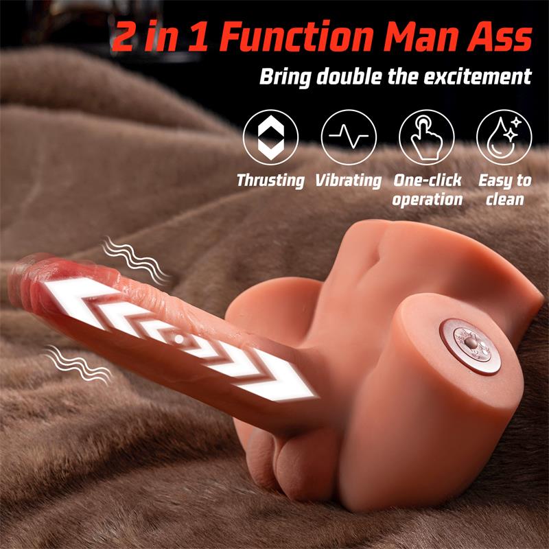 Zoe Semi Torso Con Vibración Y Thrusting 1.3 Kg