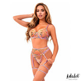 Zoey Set De 4 Piezas Lila Talla (Interno):S/M