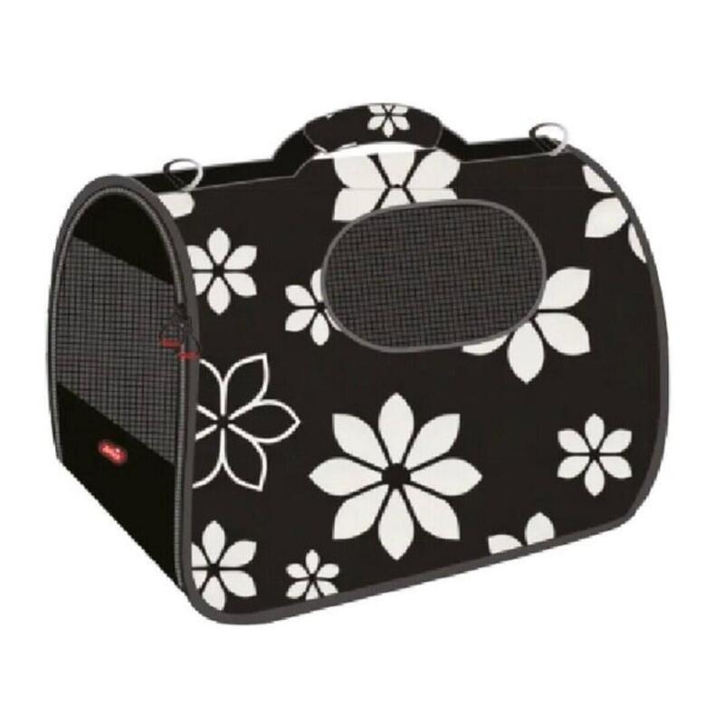 Zolux Nomad Flower S  Bolsa De Transporte Para Perros Y Gatos  36×21×23,5 Cm