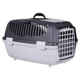 Zolux Transporter Gulliver 2 Con Puerta De Plástico Gris Claro / Gris Oscuro