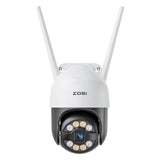 Zosi C289 3mpx Fullhd Wifi P/T Ip66 Ia Blanco + Tarjeta Microsd 32gb