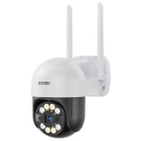 Zosi C289 3mpx Fullhd Wifi P/T Ip66 Ia Blanco + Tarjeta Microsd 32gb