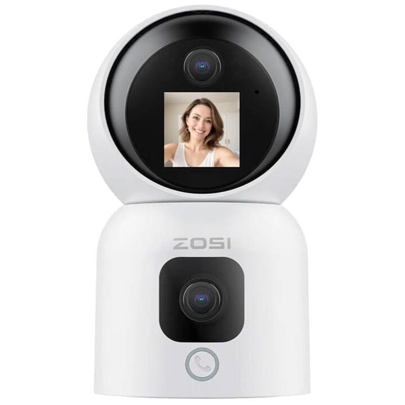 Zosi C528m 6mpx 2k Dual P/T Wifi 5g Audio Bidireccional Detección Blanco