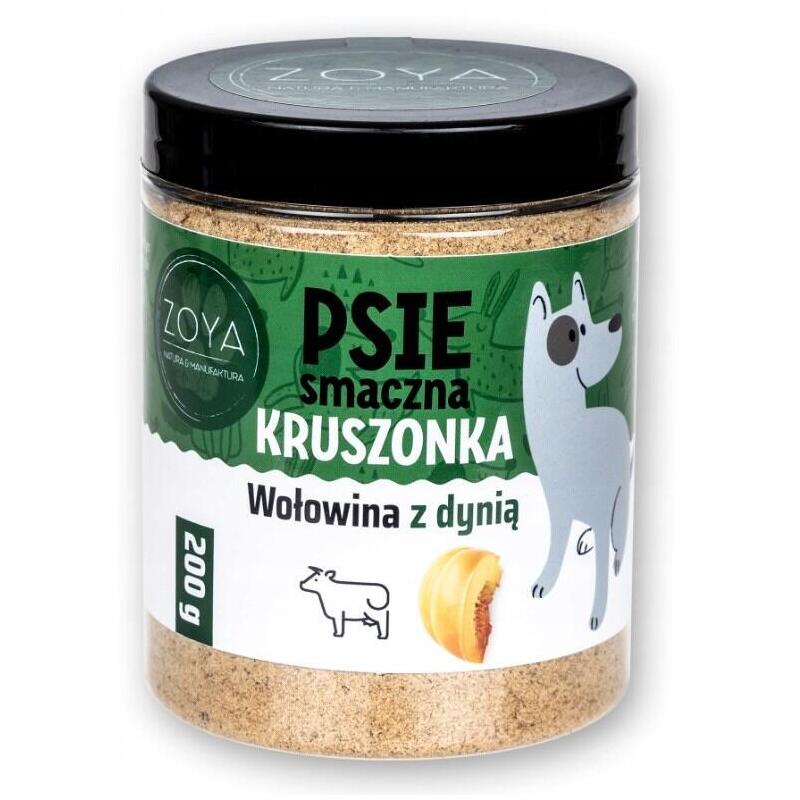 Zoya Beef And Pumpkin Crumble - Premio Para Perros - 200g