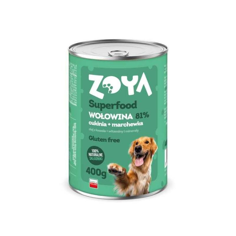 Zoya Superfood Beef - Comida Húmeda Para Perros - 400g