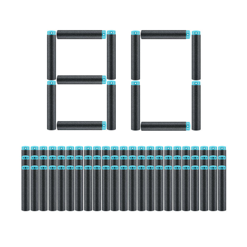 Zuru X-Shot Excel - Paquete De Recarga De 80 Dardos, Lanzador De Dardos 36589