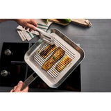 Zwilling 40996-024-0 Plus Grillpfanne,, Acero Inoxidable, Plateado, 24 X 24 Cm