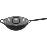 Zwilling Milano Wok With Glass Lid 30 Cm, Black