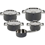 Zwilling Pure Cookware Set 5-Pieces 18/10 Grey
