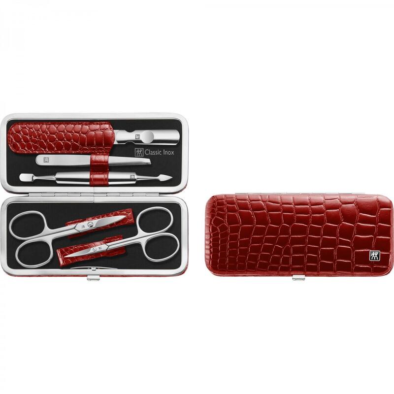 Zwilling Zestaw Do Manicure - Czerwone Etui, 5 Elementów