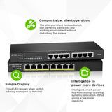 Zyxel Gs1915-8ep 8-Port Gbe Poe+ 60 Watt 802.3at Smart Switch Nebulaflex