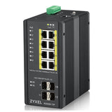 Zyxel Rgs200-12p Gestionado L2 Gigabit Ethernet (10/100/1000) Negro Energía Sobre Ethernet (Poe)