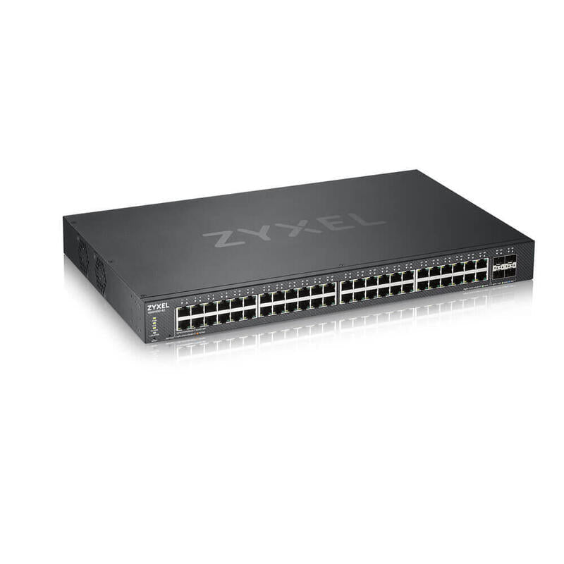 Zyxel Xgs1930-52 48-Port Gbe L2+ Smart Managed Switch, 4x 10gbe Sfp+ Ports