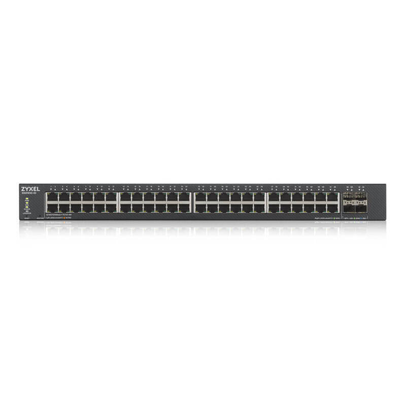 Zyxel Xgs1930-52 48-Port Gbe L2+ Smart Managed Switch, 4x 10gbe Sfp+ Ports