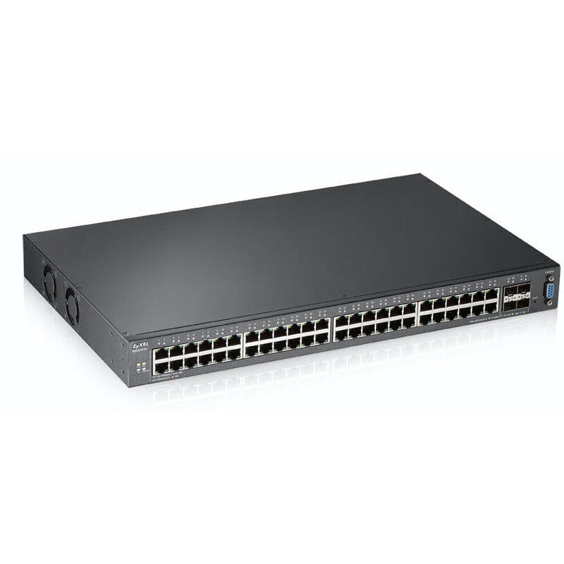 Zyxel Xgs2210-52, Switch Gestionado, L2, Gigabit Ethernet (10/100/1000), Montaje En Rack, 1u